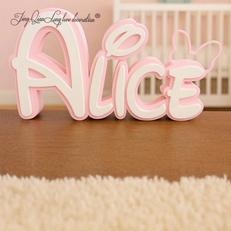 Custom personalized wooden name sign Name Sign: Personalized Nursery Decor, Play Room Wall Decor, name kinderzimmer kids room ba