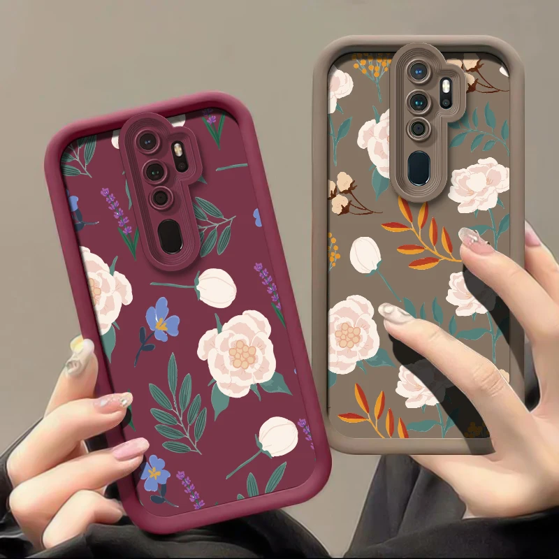 يترك طباعة جراب هاتف ل ممن لهم A73 A72 A60 A58 A57S A92 A76 A74 A55 A54S A53 A52 A38 A33 A32 سيليكون ماتي واقية كابا