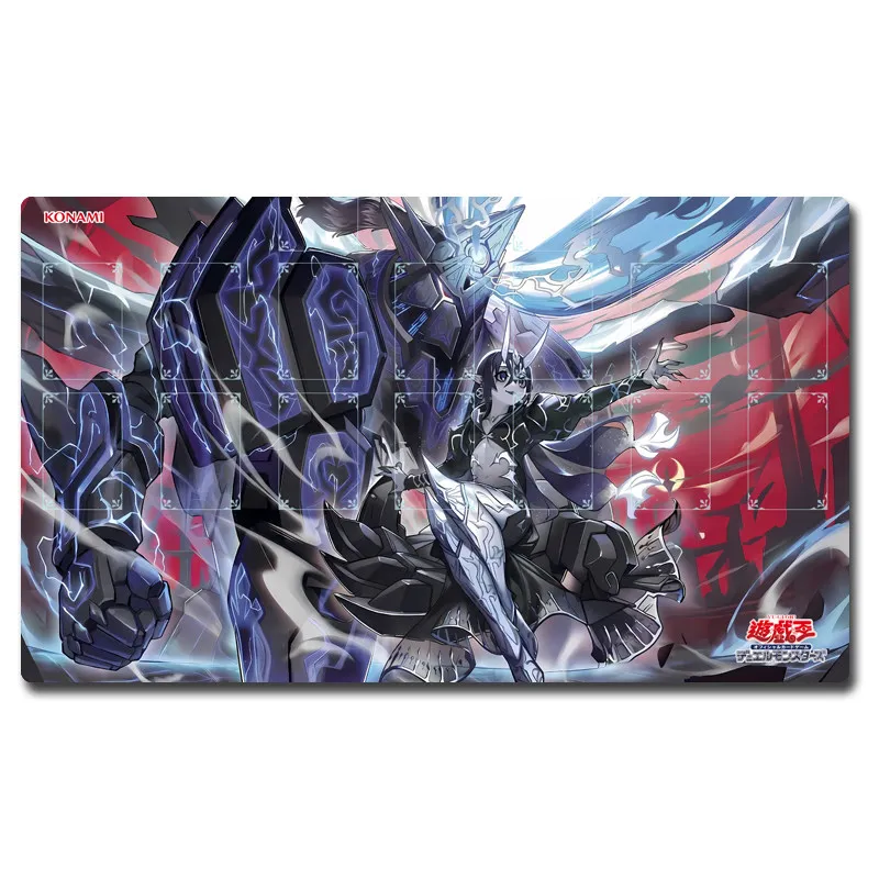 600X350X2Mm DIY Yu-Gi-Oh! Tapete de Batalha de Cartas Songs of The Dominators para Jogador Individual, Placa de Duelo de Cartas, Tapete de Batalha, Brinquedos de Presente