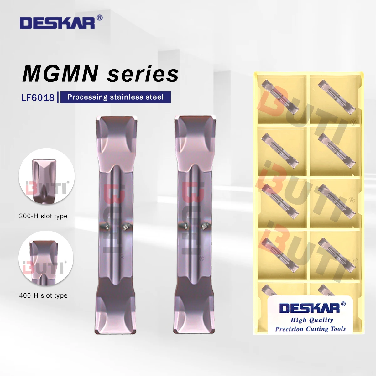 

DESCAR 100% Original MGMN300-H MGMN400-H CNC Lathe Slotting Blade Stainless Steel Parts Hard Alloy Slotting Tool Wear-resistants