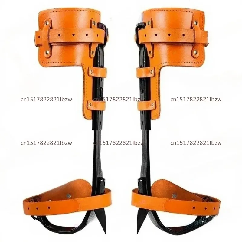 Pruning Equipment for Tree Climbing Pruning Claw Thicken and Widen Tree Climbing Spike Set with Double Shoulder Seat Belt