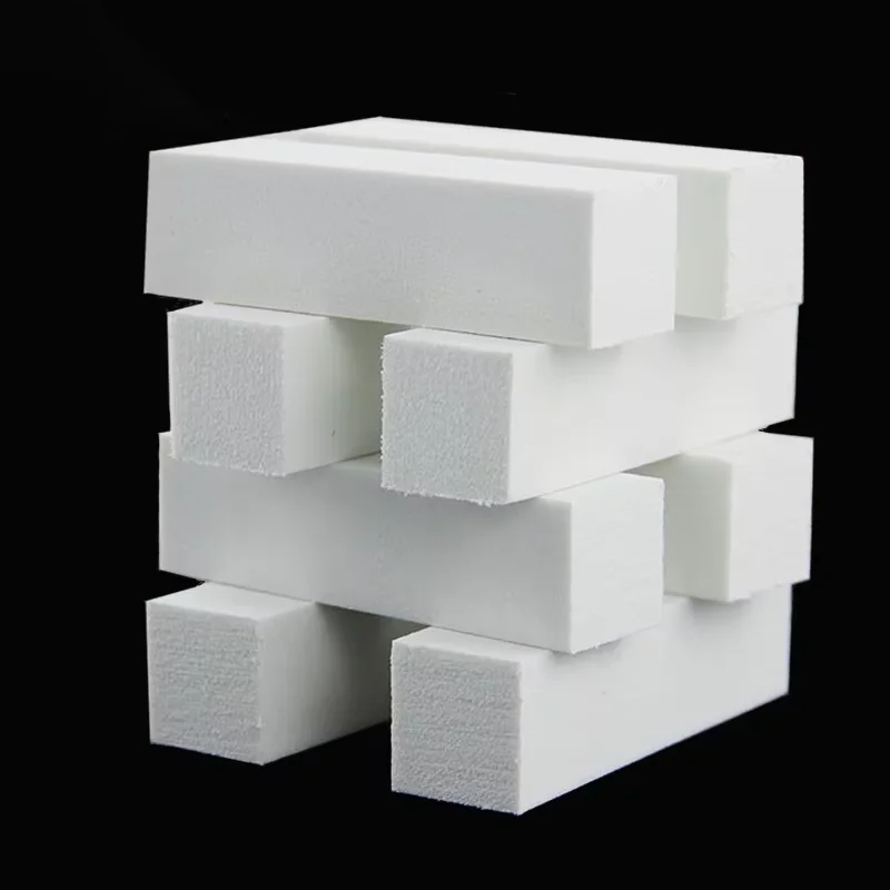 50 ชิ้น/เซ็ตฟองน้ําขัดเล็บไฟล์บัฟเฟอร์สําหรับ UV เจลเล็บ DIY เล็บเล็บเท้าเล็บสีขาวบัฟเฟอร์แฟ้ม