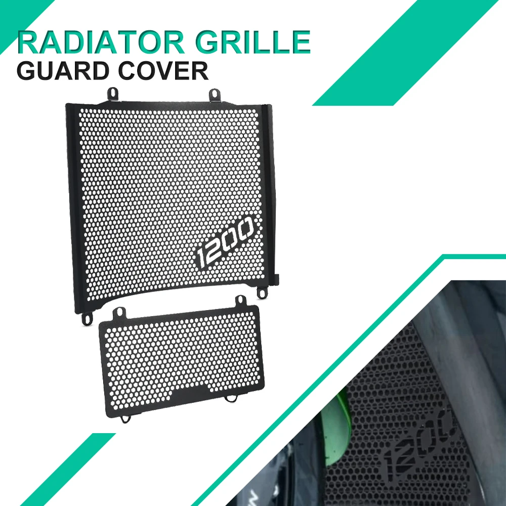 

For Kawasaki ZZR1200 / ZX-12 ZZR1200 ZX-12 200-2006 Radiator Cover Gille Oil Cooler Guard Protective Motorcycle Accessory