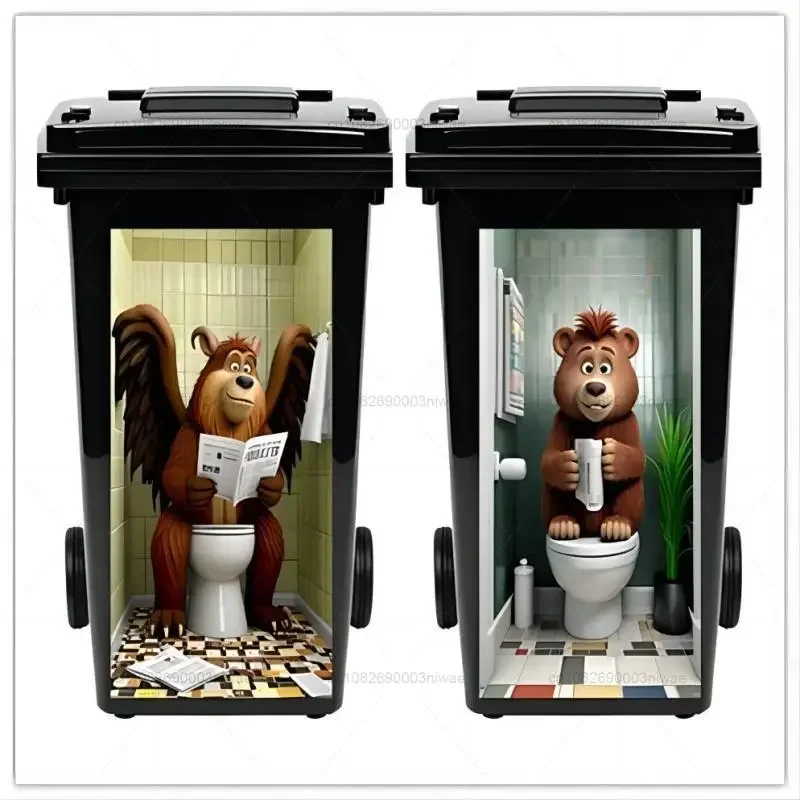 

Personalized animal viewing posters, outdoor trash cans, stickers, wall paintings, PVC waterproof and oil resistant stickers