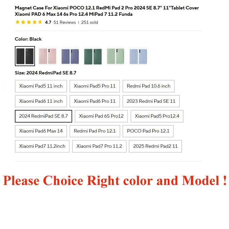 For Xiaomi Redmi Pad 2 Pro 12,1 inch 2025 hoesje For Xiaomi Redmi Pad 2 Pro 12,1 inch 2025 hoesje