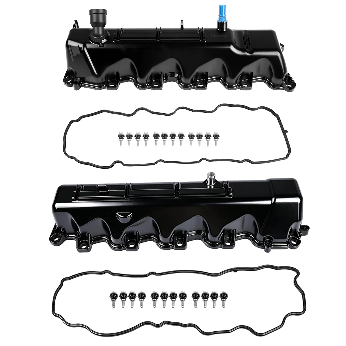 Aluminum Valve Cover Set Left Right For Jeep Dodge Chrysler 3.6L Pentastar V6 Replace 53022138AC 53022139AB Upgrade
