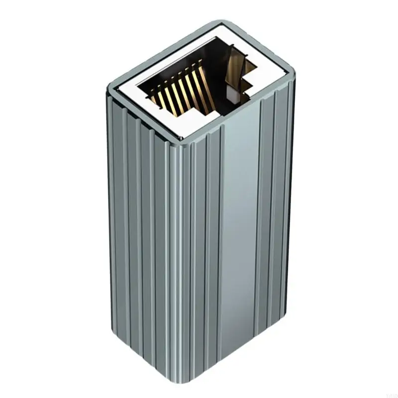 Adaptor Ekstensi Jaringan Y8AD RJ45, Hubungkan dan Perpanjang Konektor Coupler RJ45