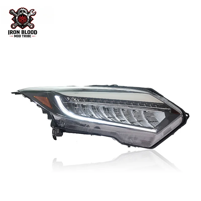 Suitable for 2015-2018 Honda Vezel LED headlight assembly modification with light guide daytime running lights and dynamic turn