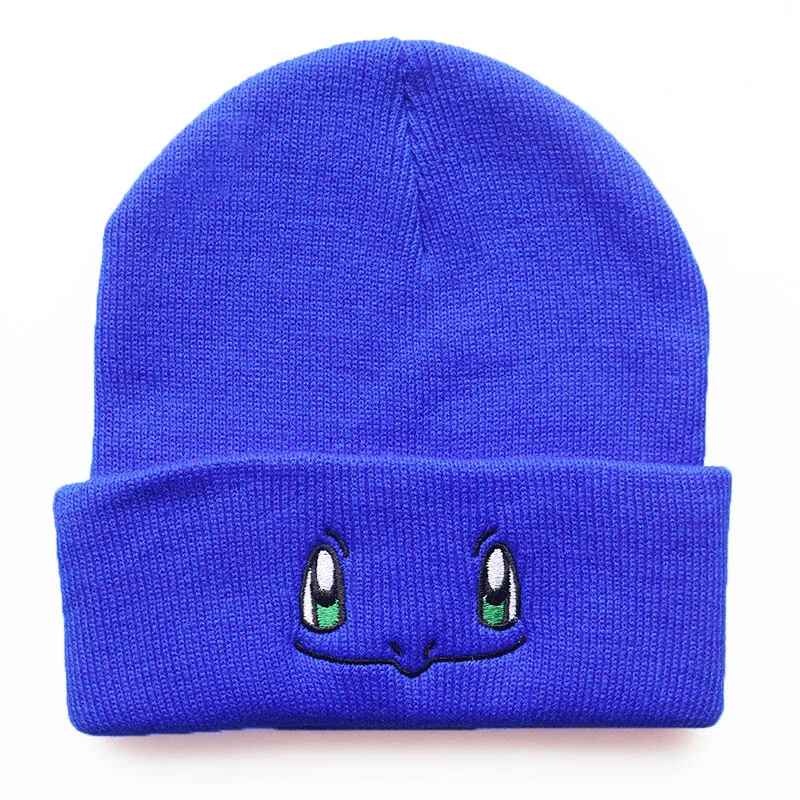 Pokemon Pikachu Anime Knitting Beanies Hat Men Women Solid Color Quality Cap Cute Casual Warm Hats Fashion Versatile Unisex Caps