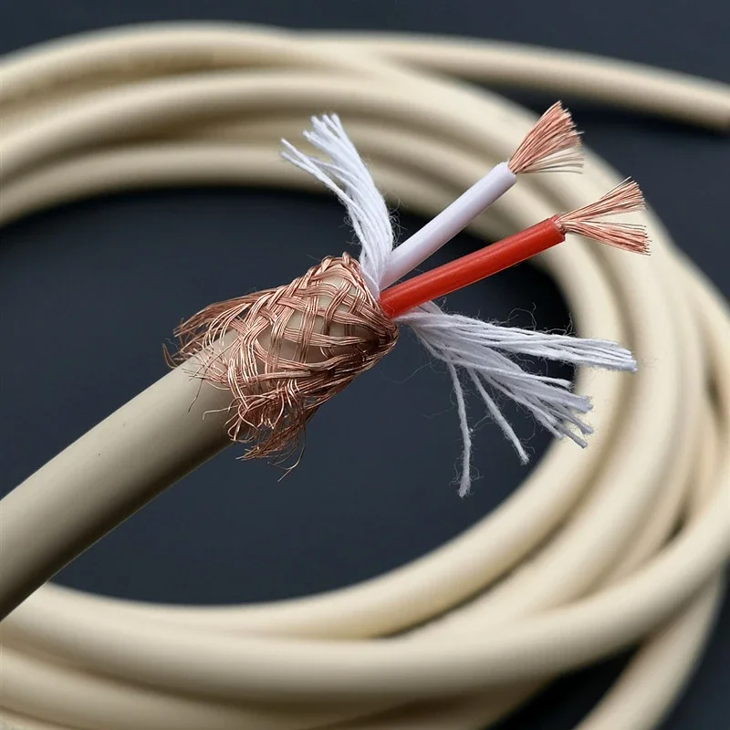 WBT 888 Cable 2 Core OFC RCA Signal Line XLR Balanced Cable  Speaker Wire Home Theater Center Surround Wire Audio Extension Cord