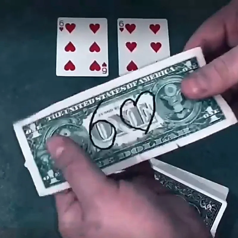 Deal Ornot Deal Card Magic Tircks Thriller Bet One Shot Poker previsione psichica Trio Close up Shocking Magic Props