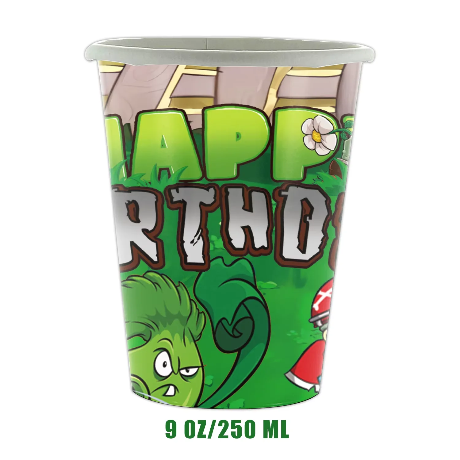 Plants vs. Zombies Birthday Party Decoration Hot Game Happy Birthday Banner Cup Plate Balloons for Kids Favor Gifts Baby Shower view 4