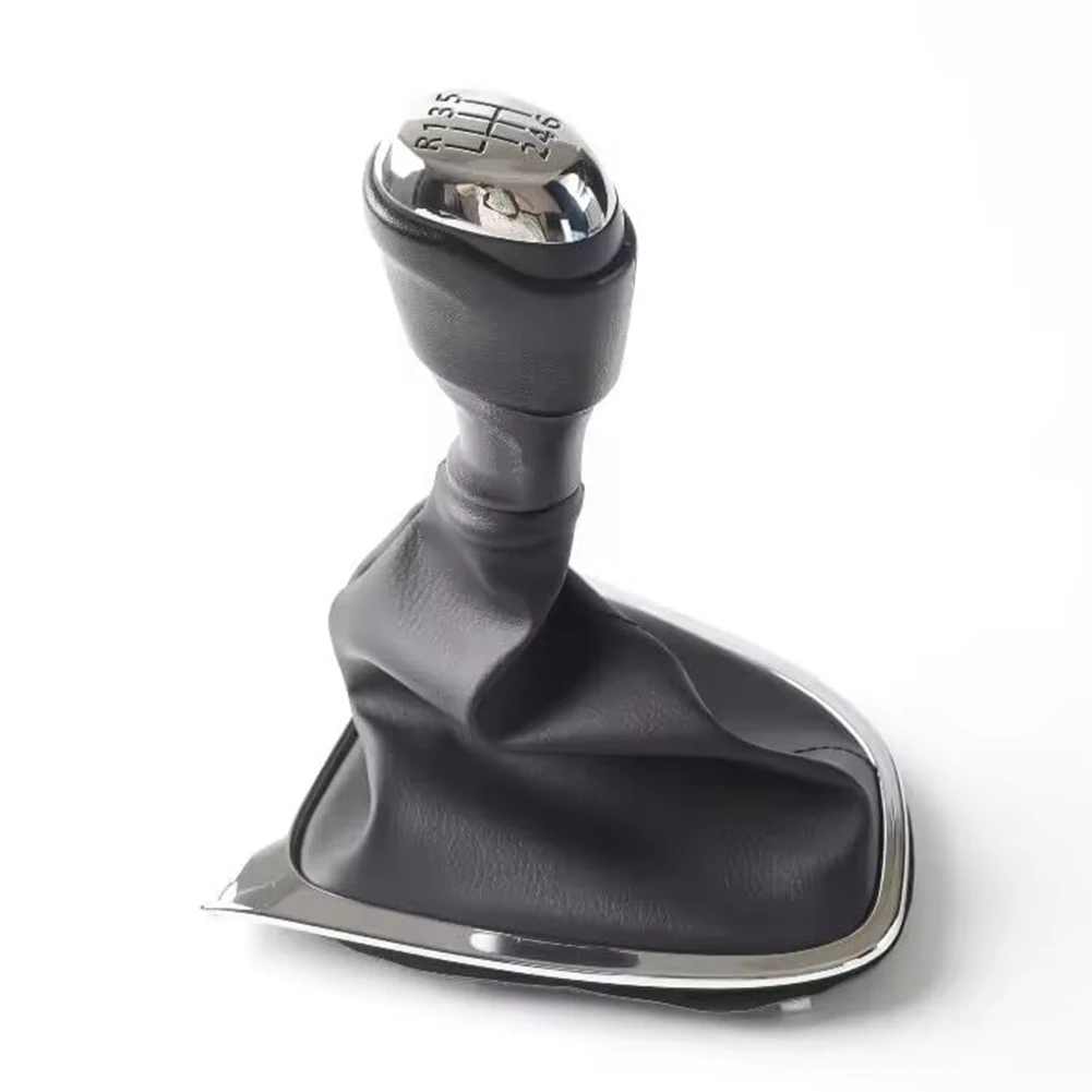 Eco-Leather Gear Knob Manual Gear Shift Cover Vehicle Enhancement Wear Resistant Cover Easy Installation For Everyday Use