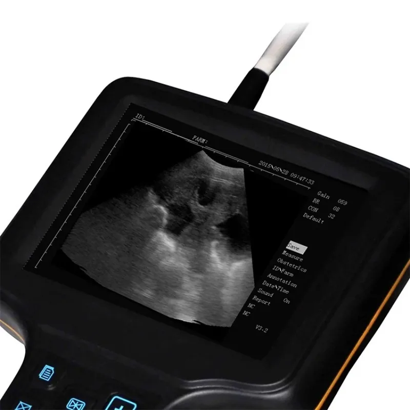 

PeiqiVet Handheld Scanner for Dogs And Cats Portable Digital Animal ID Tag Reader No Radiation