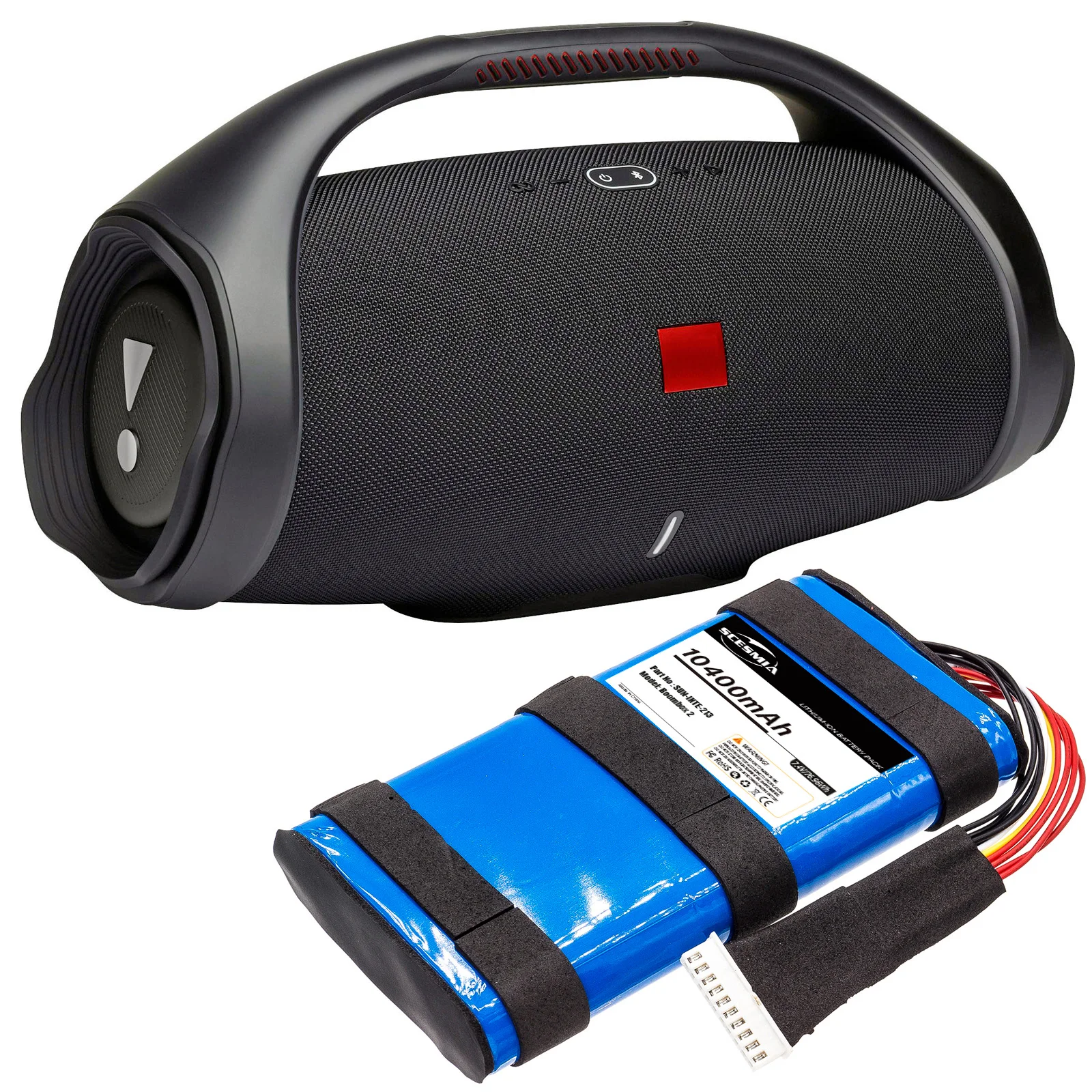 

10400mAh 7.4V Battery SUN-INTE-213 SUN-INTE-268 Speaker Battery for JBL Boombox 2