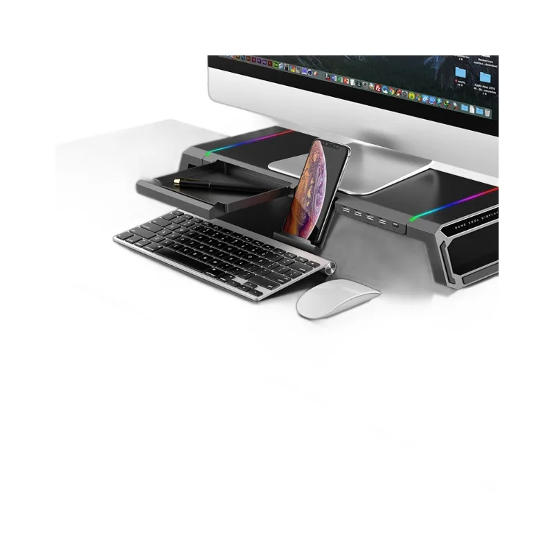 T1 computer monitor height stand multifunctional stand desktop height stand folding storage base