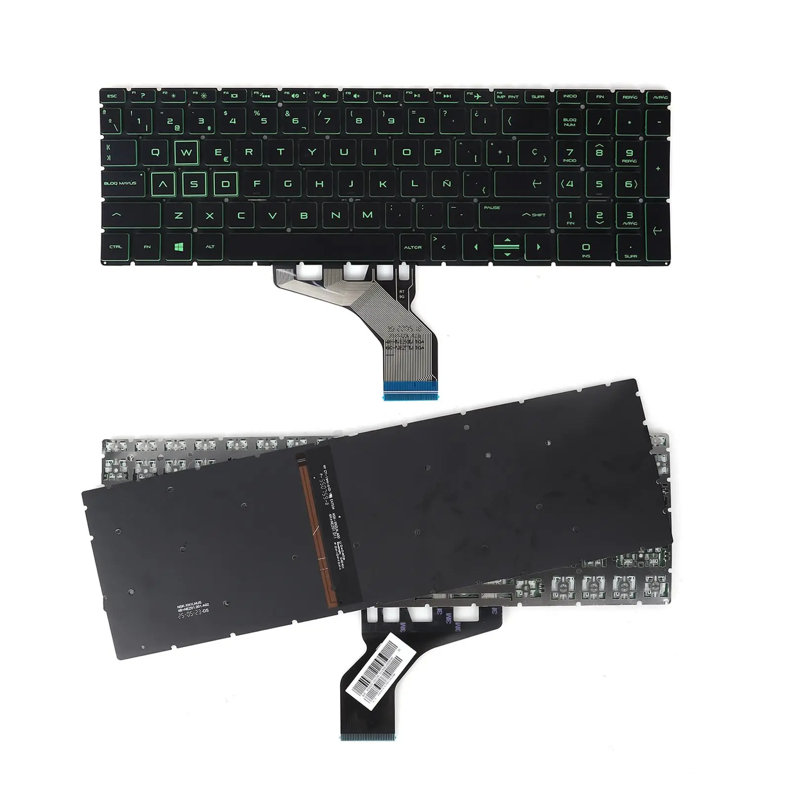 

Клавиатура для ноутбука SP для HP Pavilion Gaming 15-CX Black с подсветкой и небольшим входом