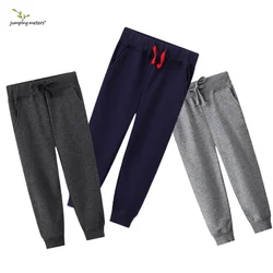 Jumping Meters 2-7T Solid Boys Girls Sweatpants Autumn Spring Baby Trousers Drawstring Children's Full Pants Clothing