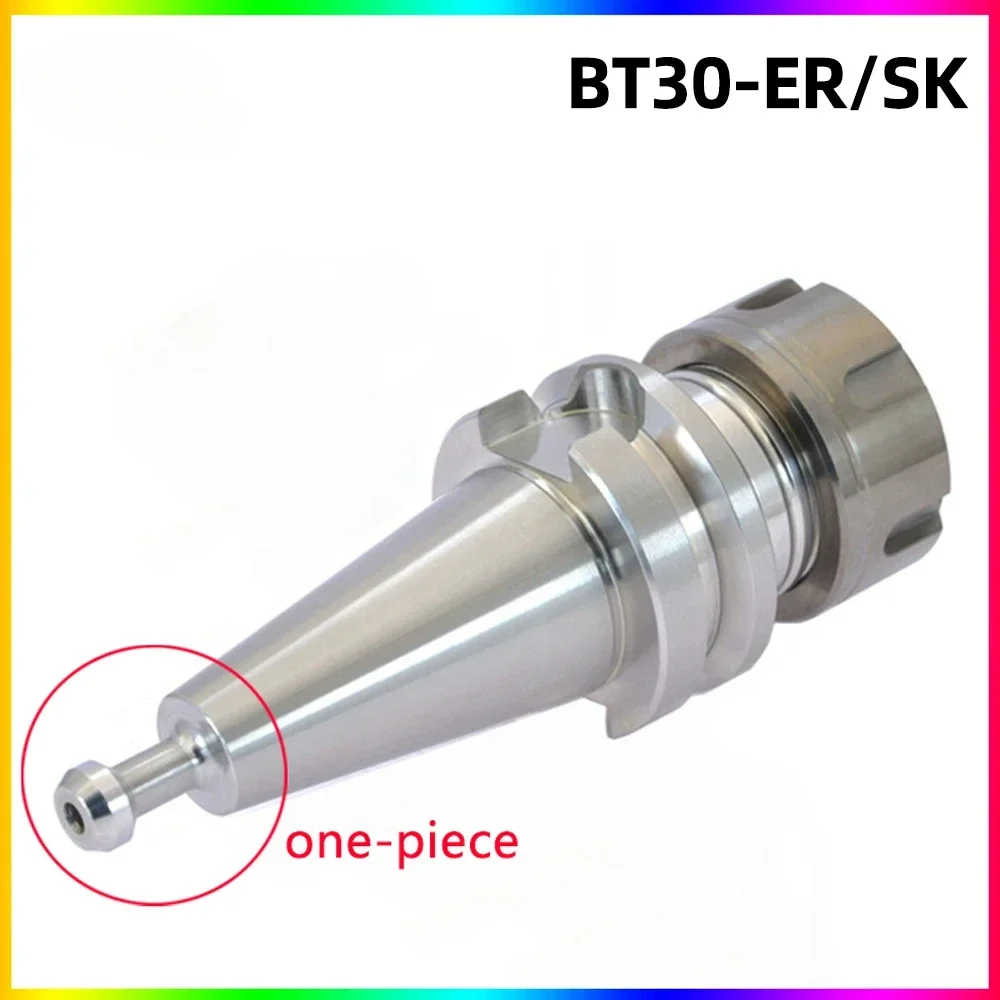 NEW BT30 ER16 ER20 ER25 ER32 SK10 SK16 Tool holder CNC engraving conjoined pull stud BT ER Stainless steel integrated tool shank