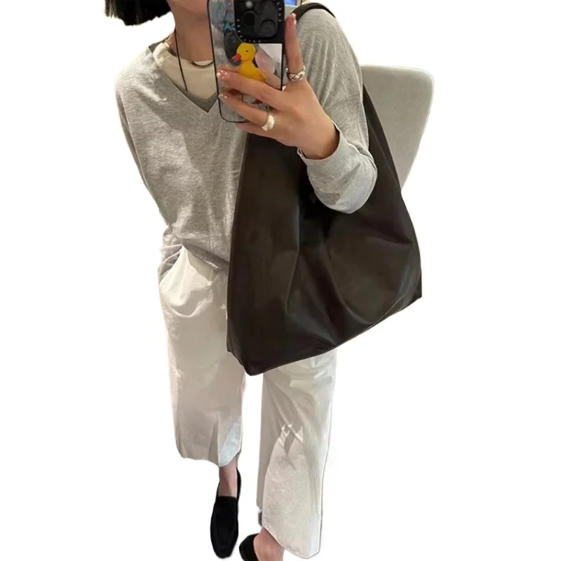 Summer New High-density Pure Cotton Drawstring Straight Wide-leg Pants