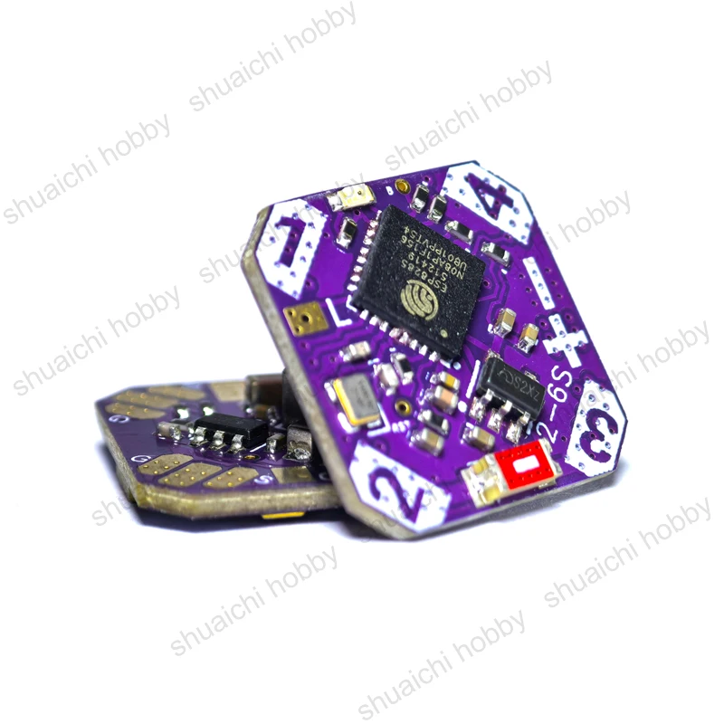 2-6S Mini LED Light Control Module 4CH Output WiFi RGB Lamplight Controller Light Strip Support WS2812B Lamp Beads for FPV Drone