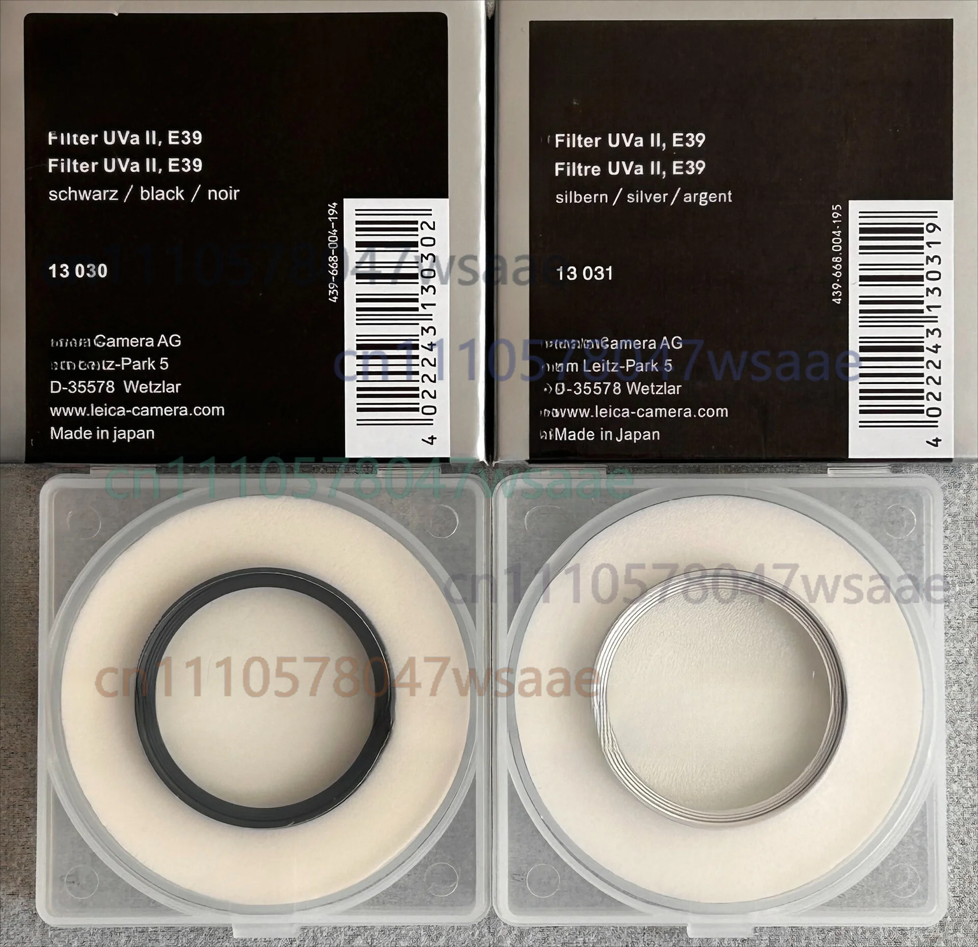 Original for Leica E39 UVa II Filter #13030 39mm UV Protective Lens Filter Camera Lens Accessory