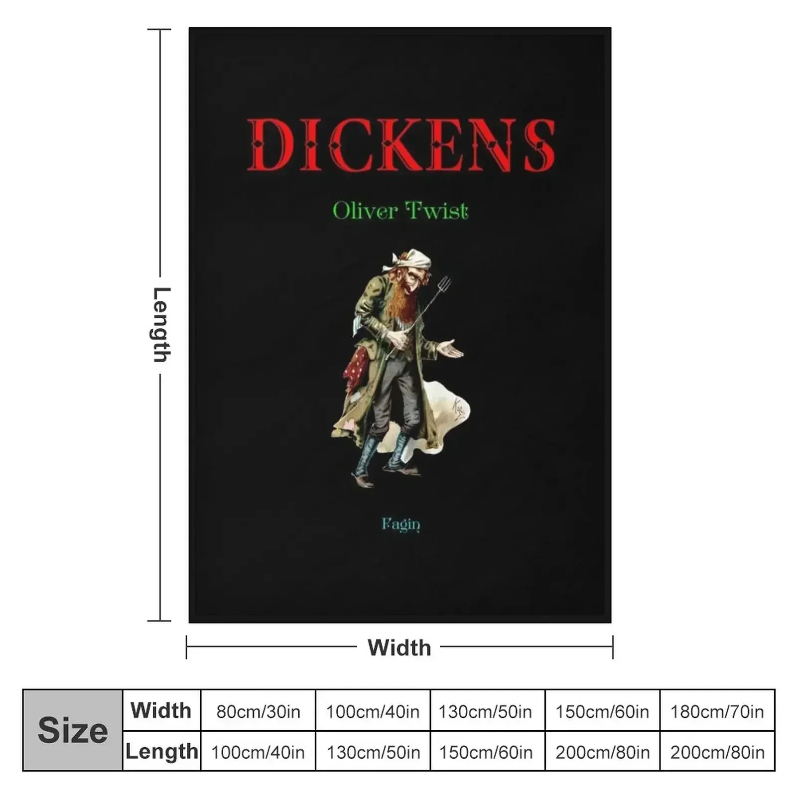 New Dickens Oliver Twist Fagin Throw Blanket Retros funny gift Cute Beach Blankets