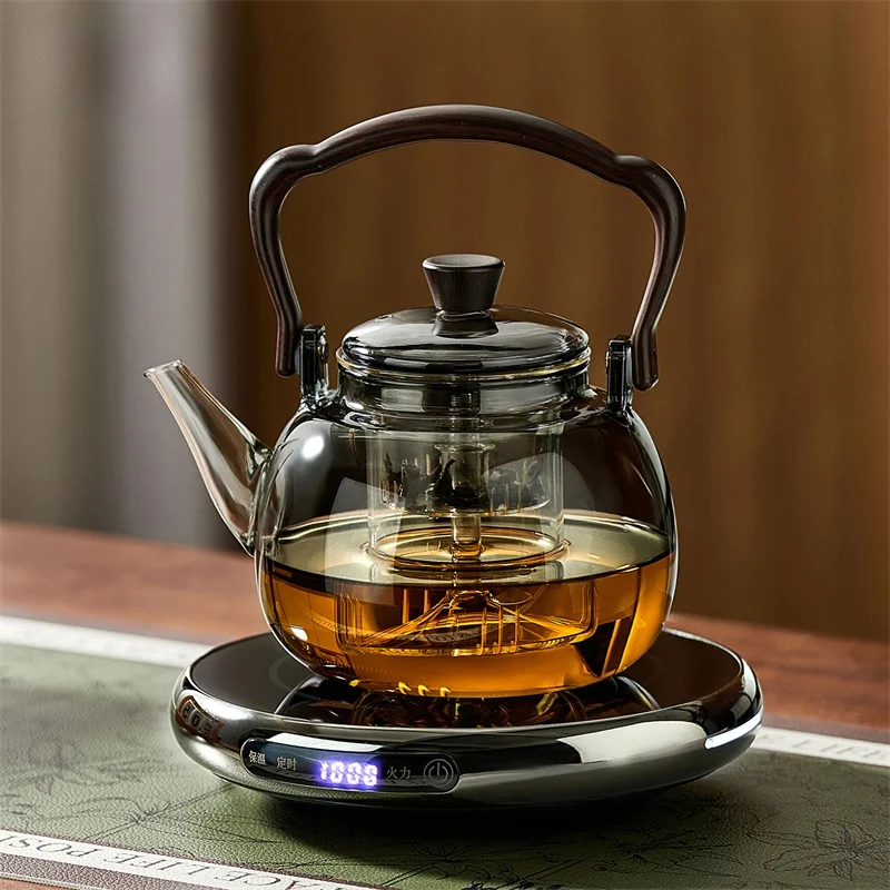 

Чайник из высокопрочного боросиликатного стекла для плиты, большой емкости, термостойкий, для заваривания чая и кипячения воды