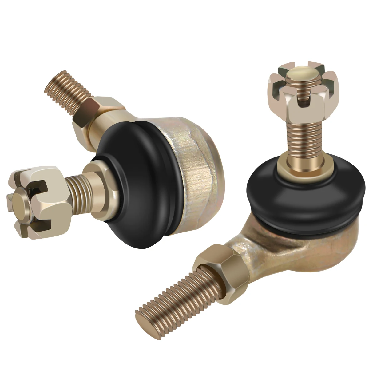 2pcs 10mm M10 Tie Rod End Kits Ball Joint For 50cc 70cc 90cc 110cc 125cc 150cc 200cc 250cc 300cc ATV Quad Dirt Bike 4-wheeler
