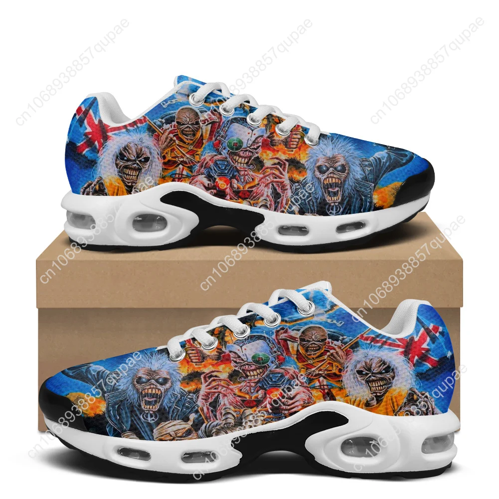 Maidens Heavy Metal Rock Band Air Cushion Sneakers Singer Music Mens Womens Lightweight Sports shoes Custom Leisure Mesh Sneaker