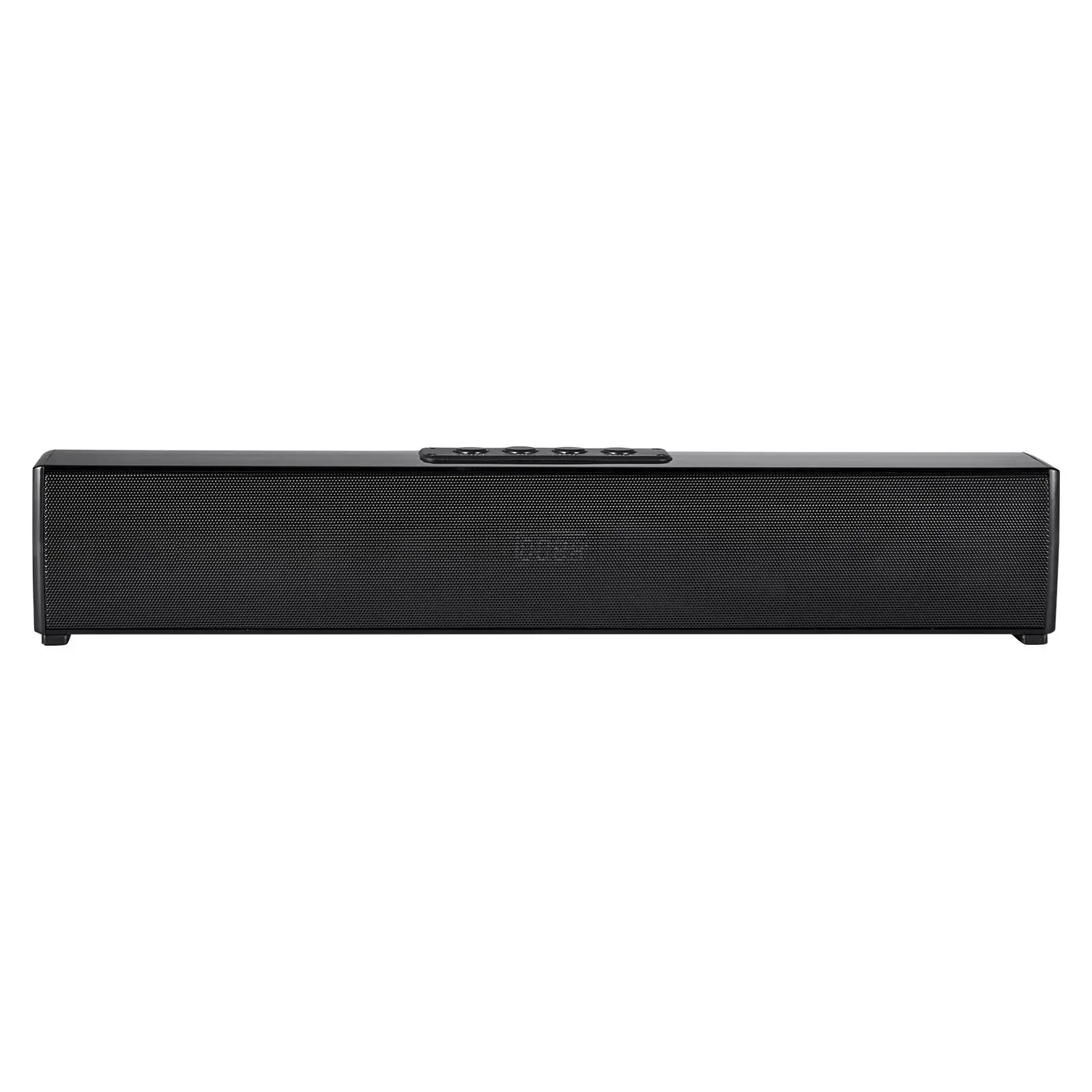 Sound Bar for Smart TV, 2.0 Channel, 17-Inch Compact Soundbar TV Speakers for Projector, Bluetooth AUX Connection, Remote Control, Easy Setup, 80W Surround Sound System for PC Home Theater Audio