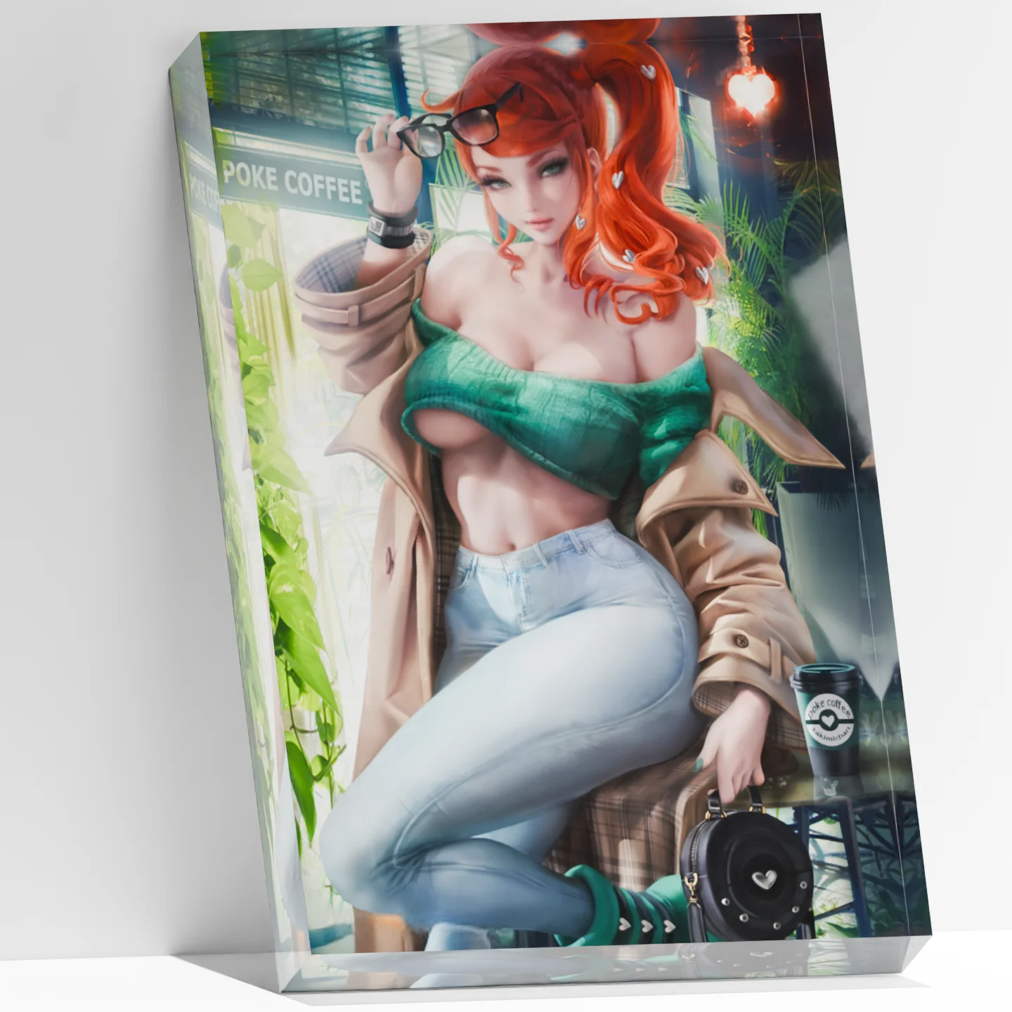 

Хентай Аниме Мерч Waifu NSFW Плакат Сексуальная Девушка Настольный Декор для Игровой Настройки, Коллекционный Фан-Арт Подарок для Геймеров и Любителей Аниме