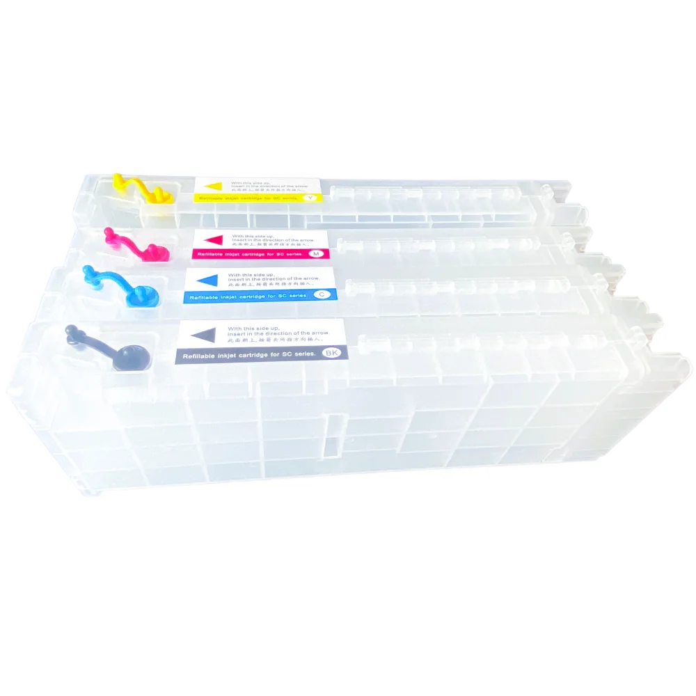 INK WAY 700ml 4PCS T41W T41P T41F Empty Refillable Ink Cartridge,no chips for T3470 T3475 T5470 T5475 T5470M T3400 T5400 T3475