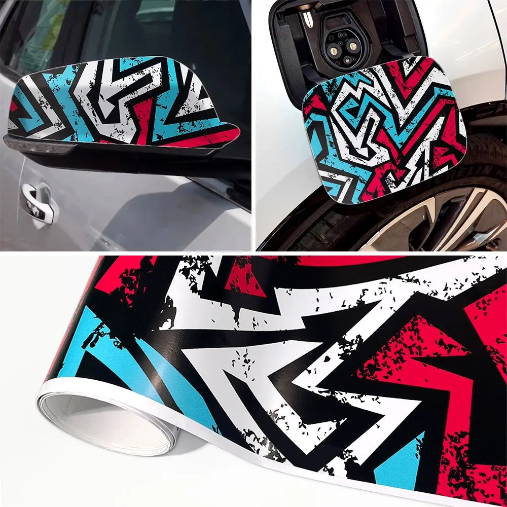 1Roll Graffiti Painting Car Films for Auto Body Hood Rearview Mirror DIY Motorcycle Bicycle Skateboard Waterproof Vinyl Wrapping view 3