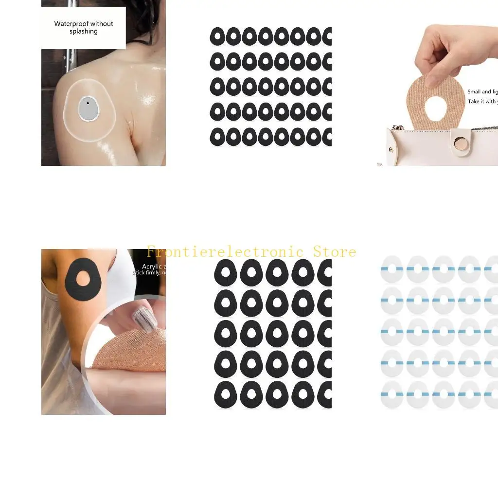 

G8DB 30/50Pcs Sports Fixing Patches Waterproof Adhesive Covers for G7