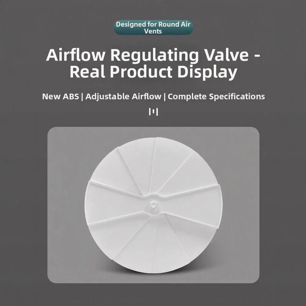 For Optimal for Comfort ABS Air Vent Cover Air Circulation Direction Round Air Register 360 Degree Adjustable For