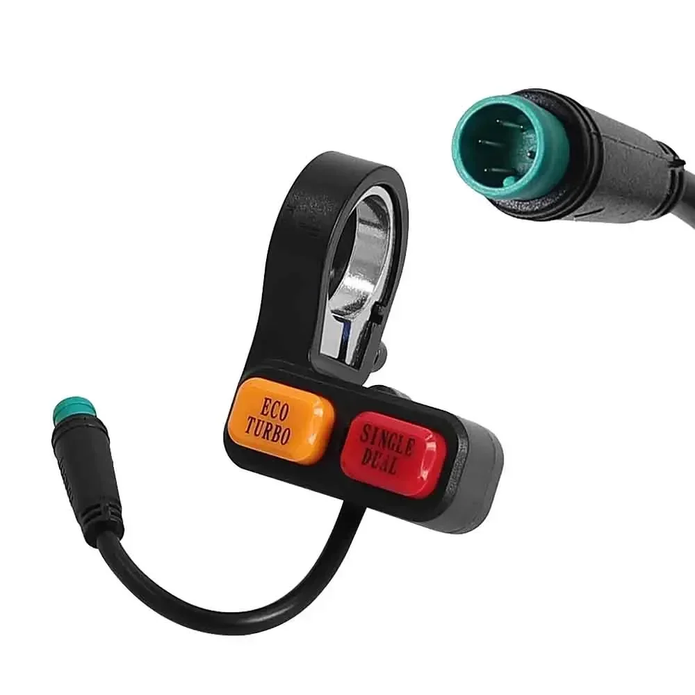 مفتاح التحكم في المحرك المزدوج 5 دبوس لـ Kugoo G-Booster سكوتر كهربائي محرك واحد ومزدوج أجزاء مفتاح المصباح الأمامي