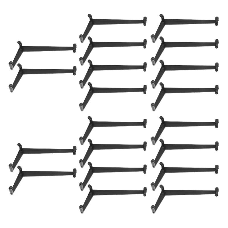 

20 шт. распорок для веток деревьев, устойчивых к давлению, из высокопрочного пластика, для садоводства, черные