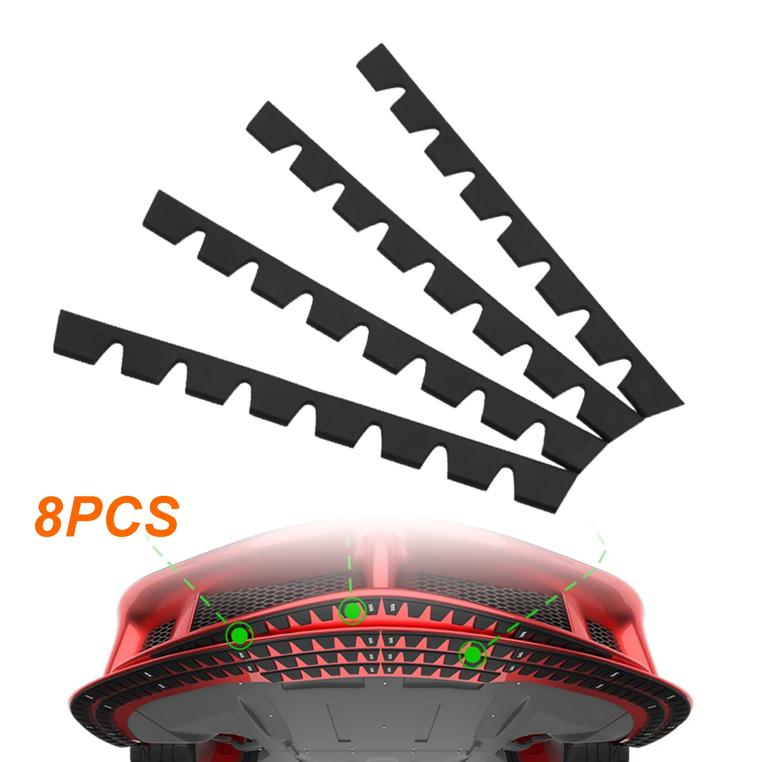 8 pièces Bande anti-rayures un - Car Accessories List avis et prix