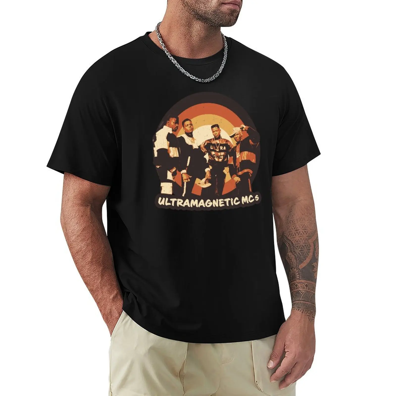 

Ultramagnetic MCs 90s Old School Hip Hop T-Shirt Louboutins customs sweat plain men clothing
