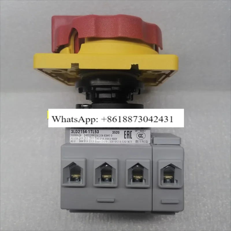 

3LD disconnector emergency shutdown switch 25A 3LD2154-1TL53
