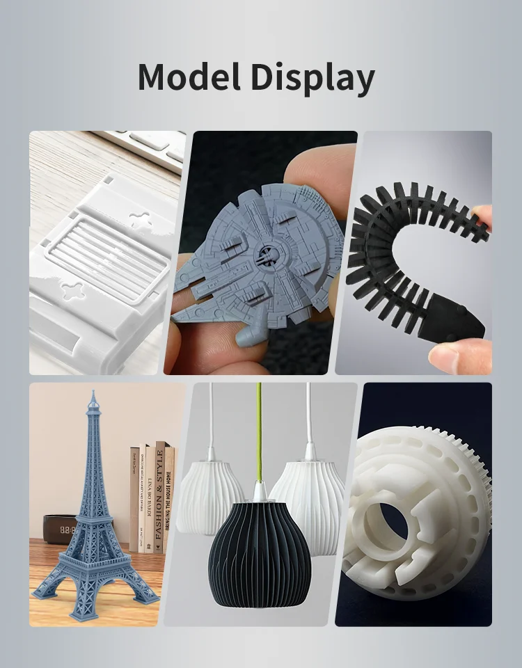ANYCUBIC UV Tough Resin 2.0 Flexible 3D Printing Material For Photon Mono LCD 3D Printer 405nm High Precision 3D Printing Resion