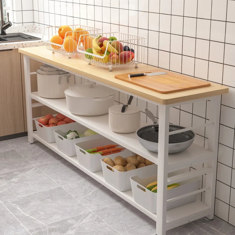 

Kitchen Edge Cabinet Floor Table Narrow Edge Cabinet Pot Utensils Multifunctional Console