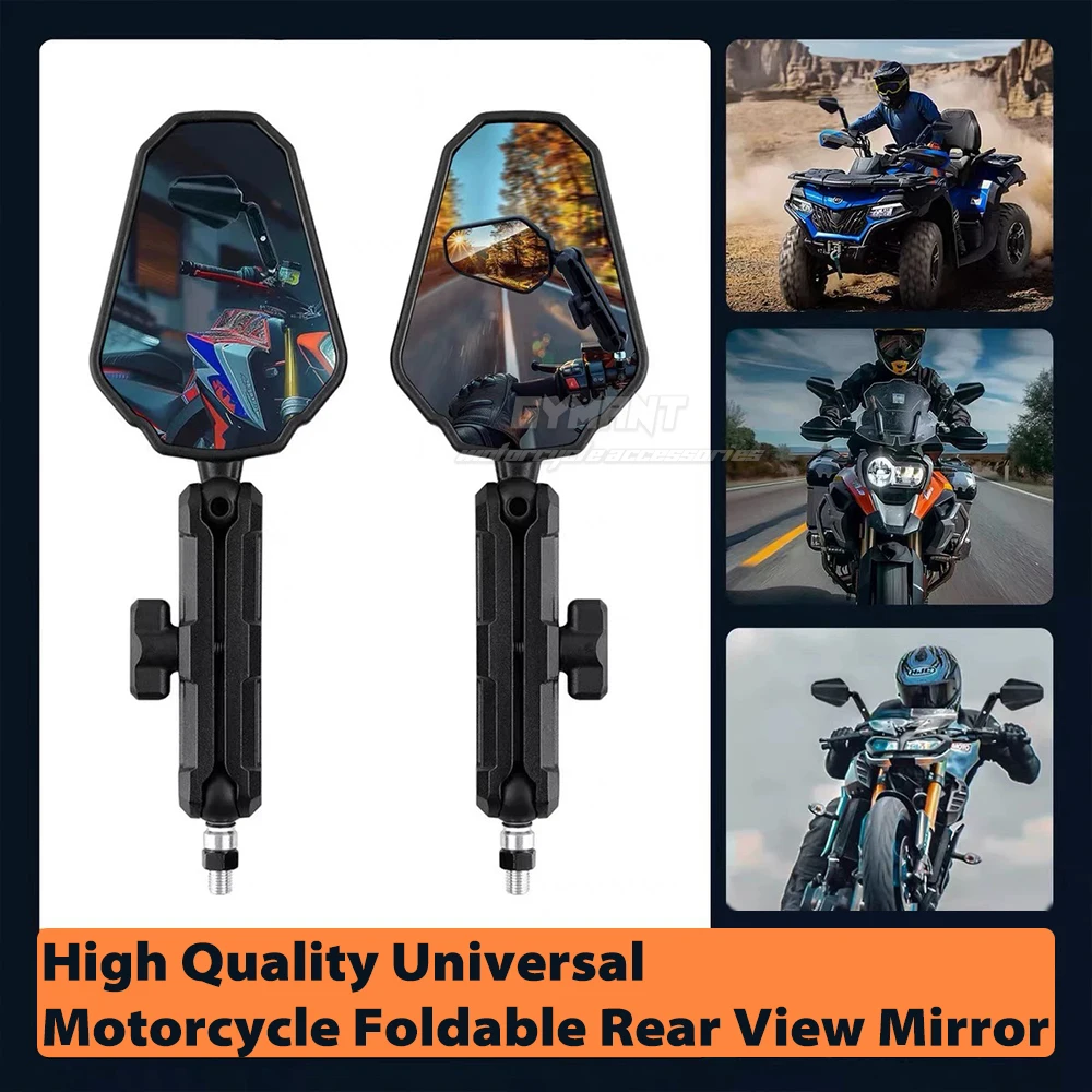

High Quality Universal Motorcycle Foldable Rear View Mirror