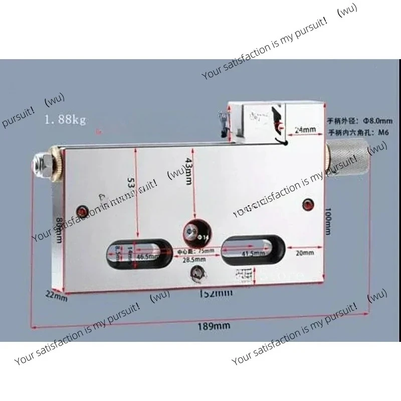 1pc Wire EDM High Precision Vise Stainless Steel 4