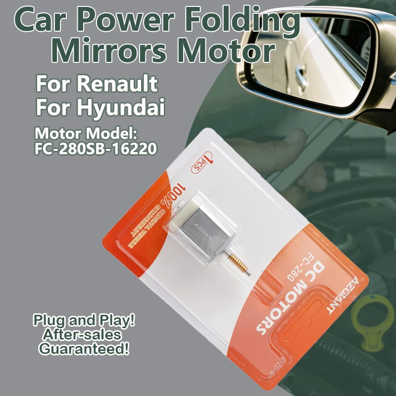 FC-280SB-16220 Car Side Mirror Fold Motor For Hyundai ix35/Renault Talisman I II Koleos Samsung SM3 Duster Fluence Laguna Coupé