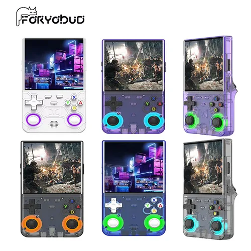 Consola R36 Ultra, juego Retro portátil, pantalla IPS de 4 pulgadas, reproductores de juegos portátiles, emulador, reproductor de vídeo de bolsillo, 64G/128G, más de 20000 juegos