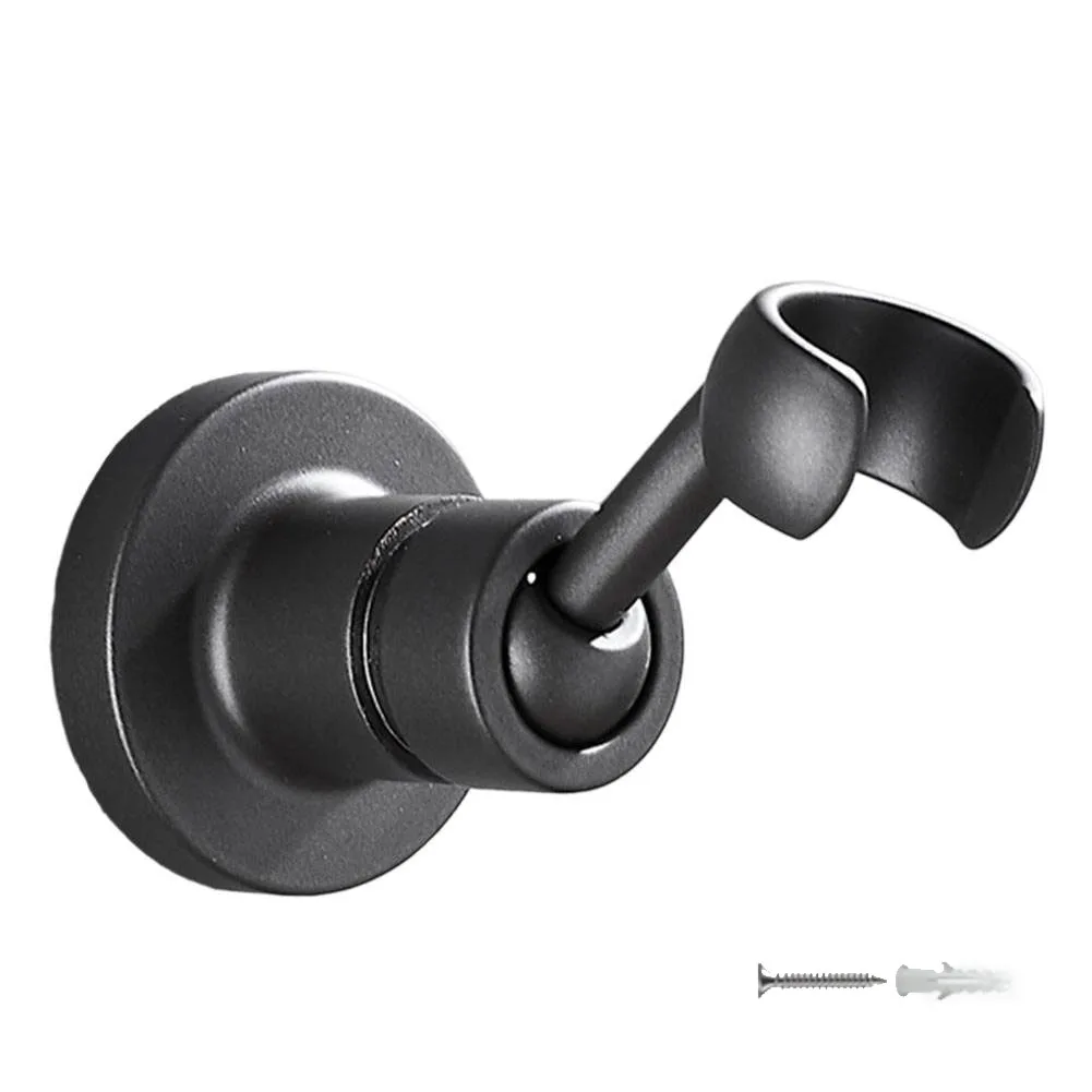 Adjustable 360 Degree Shower Head Holder with Screw Installation Suitable for Standard For Bathroom Shower Fixtures