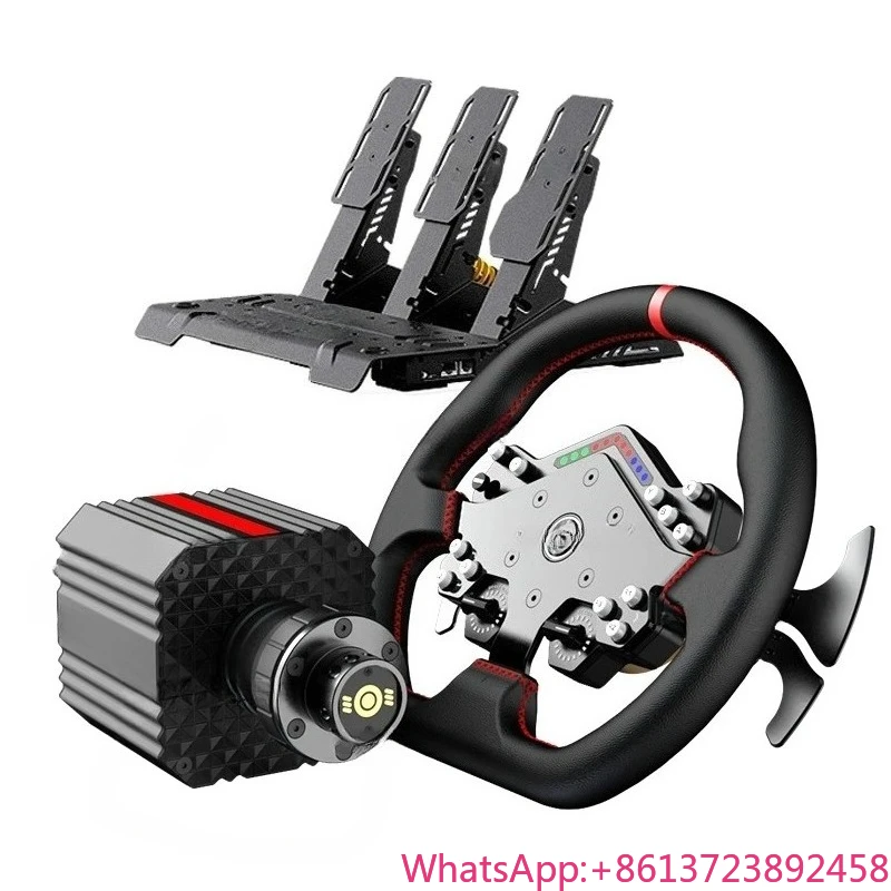 

NEW VD6 Game Steering Wheel Servo Direct Drive 6Nm Base Hall Magnetic Pedal Racing Simulator Full Set of Equipment PC/steam