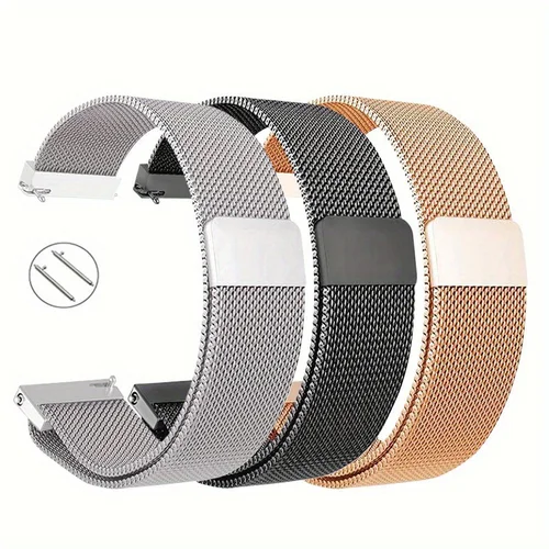 Correa milanesa de 22mm para Xiaomi Redmi Watch 5, banda de acero inoxidable con bucle Solo de Metal activo, pulsera magnética Redmi Watch 5 Lite